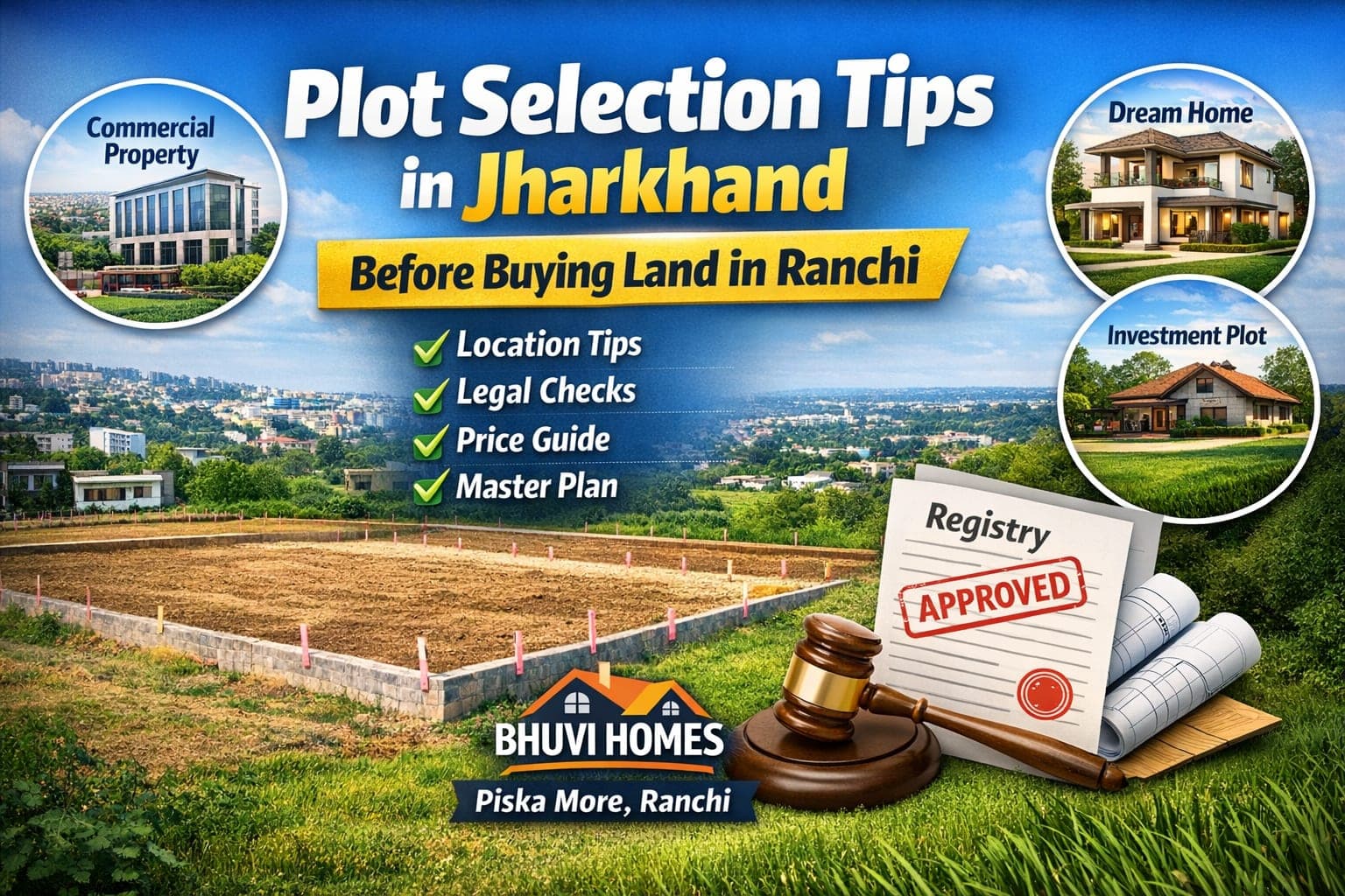 Plot Selection Tips in Jharkhand – A Complete Guide Before You Invest