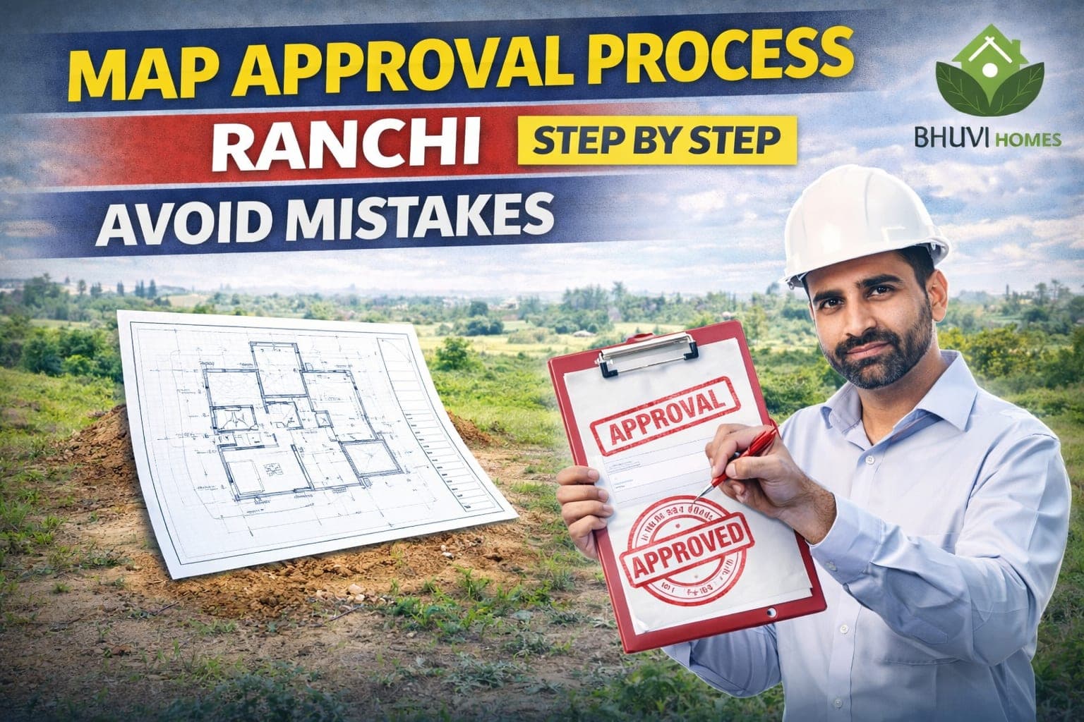 Map Approval Process in Ranchi, Jharkhand (Step-by-Step Guide + Fees + Documents)