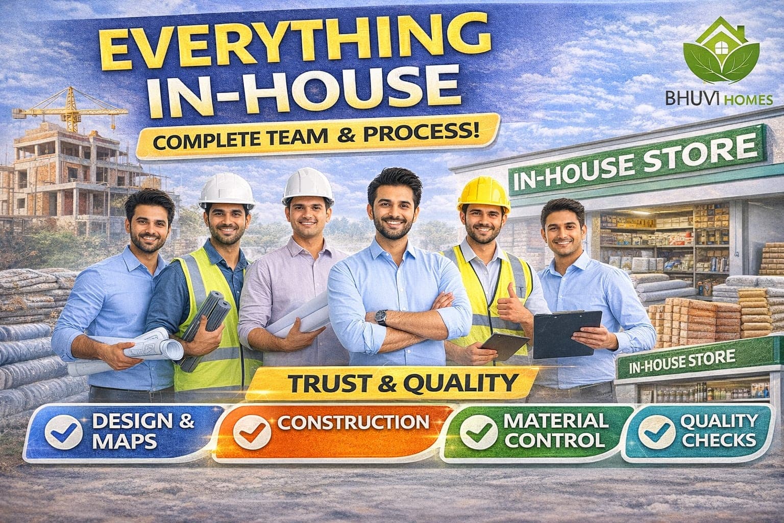 Why Bhuvi Homes Does Everything In-House? (Built for Trust, Not Just Growth)