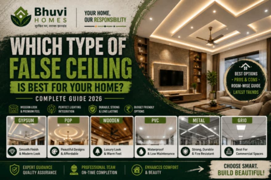 Which Type of False Ceiling is Best for Your Home?