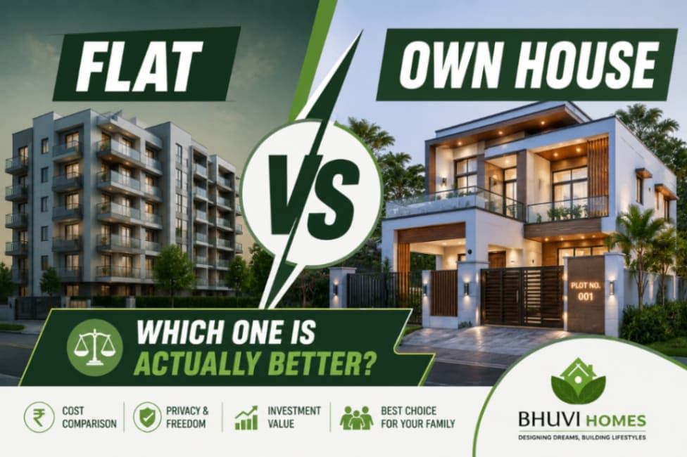 🏡 Flat vs Own House: Which is Better for Your Dream Home?