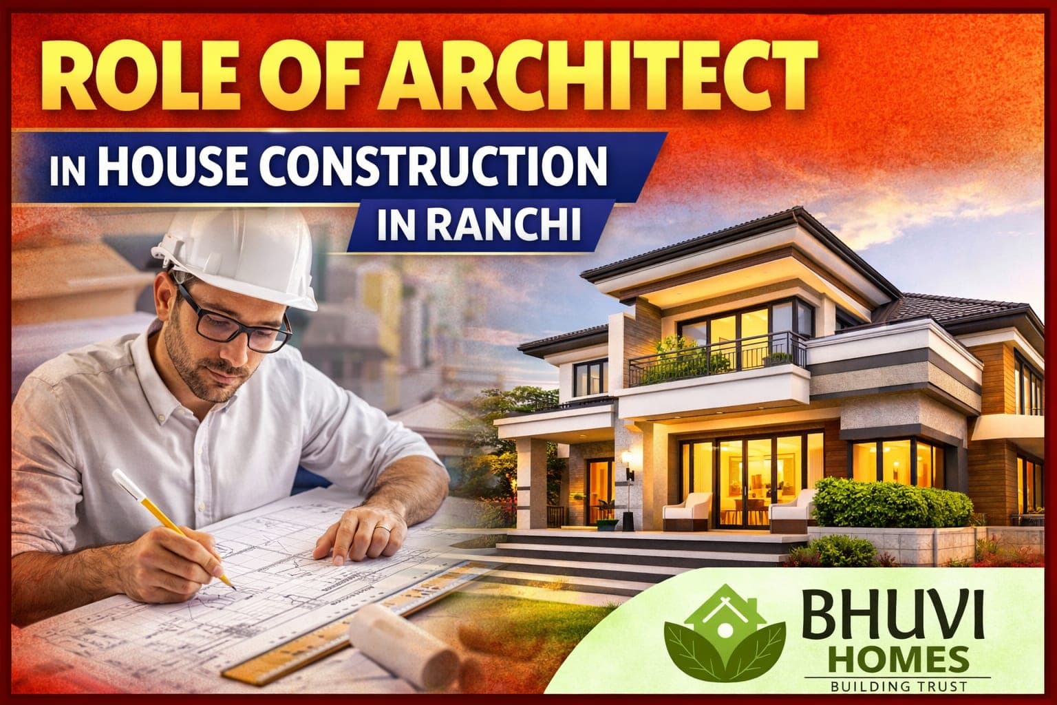 ๐๏ธ Role of Architect in House Construction in Ranchi โ Complete Guide for Smart Homeowners