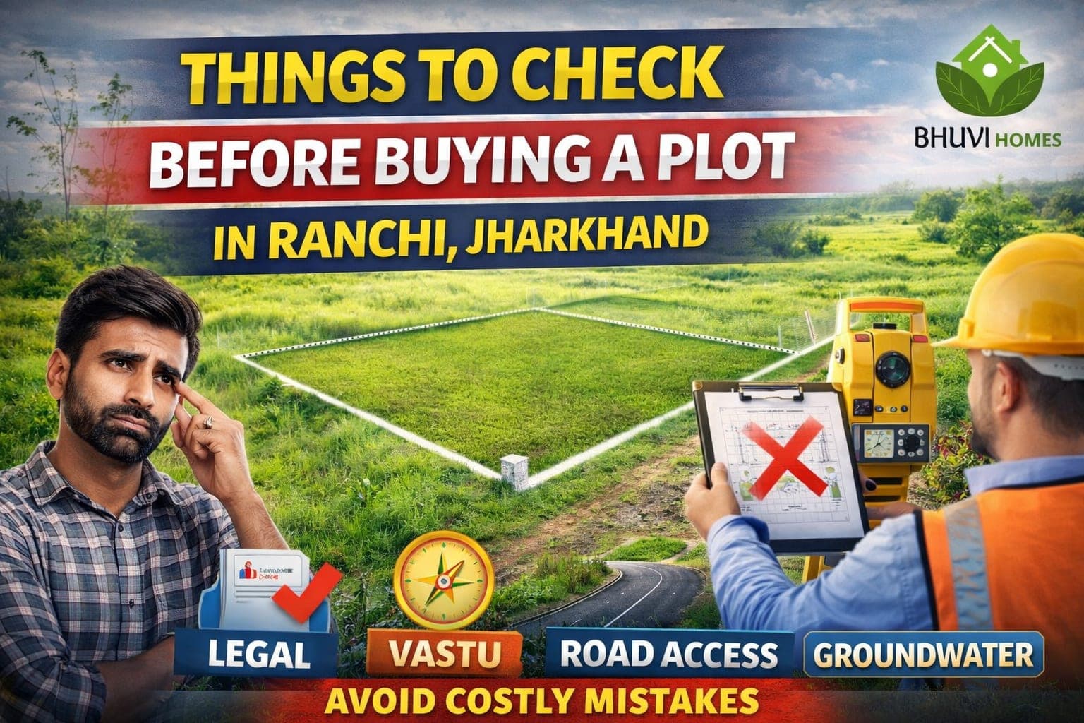 Things to Check Before Buying a Plot in Ranchi, Jharkhand (Avoid Costly Mistakes)