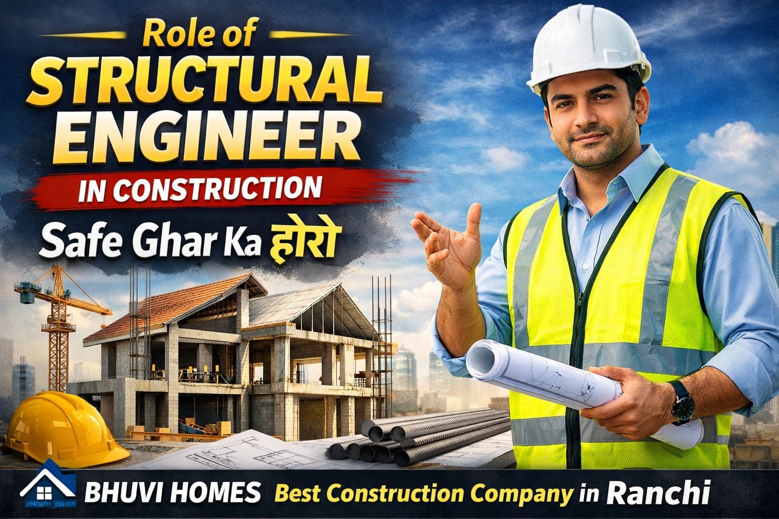 π‘ Role of Structural Engineer in Construction β Safe Ghar Ka Asli Hero