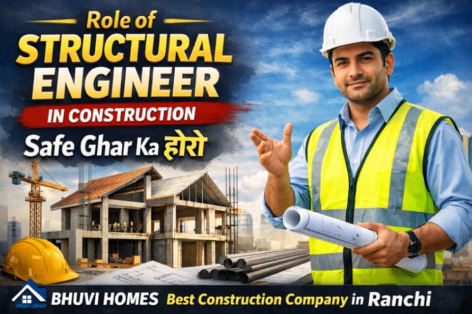 ๐๏ธ Role of Structural Engineer in Construction in Ranchi โ Strong, Safe & Smart Home Guide