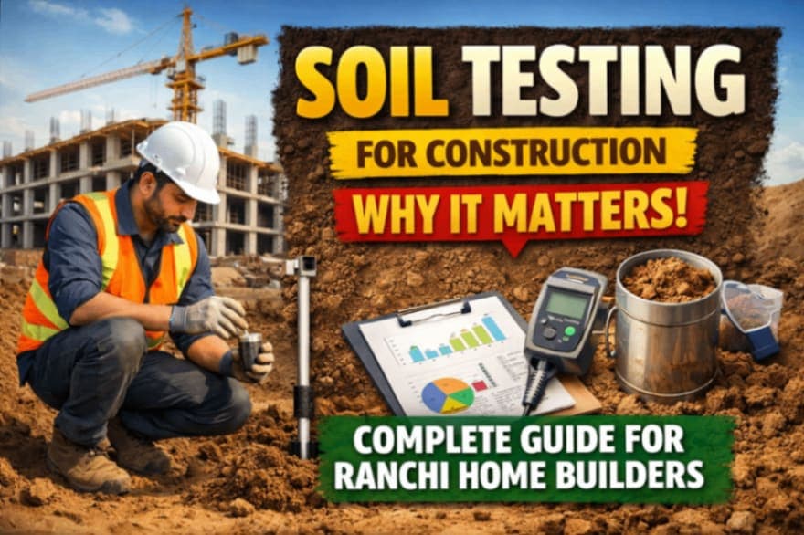 ποΈ Soil Testing for Construction β Why It Matters | Complete Guide for Ranchi Home Builders