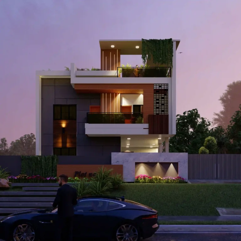 Modern Duplex Home Design & Construction in Ranchi