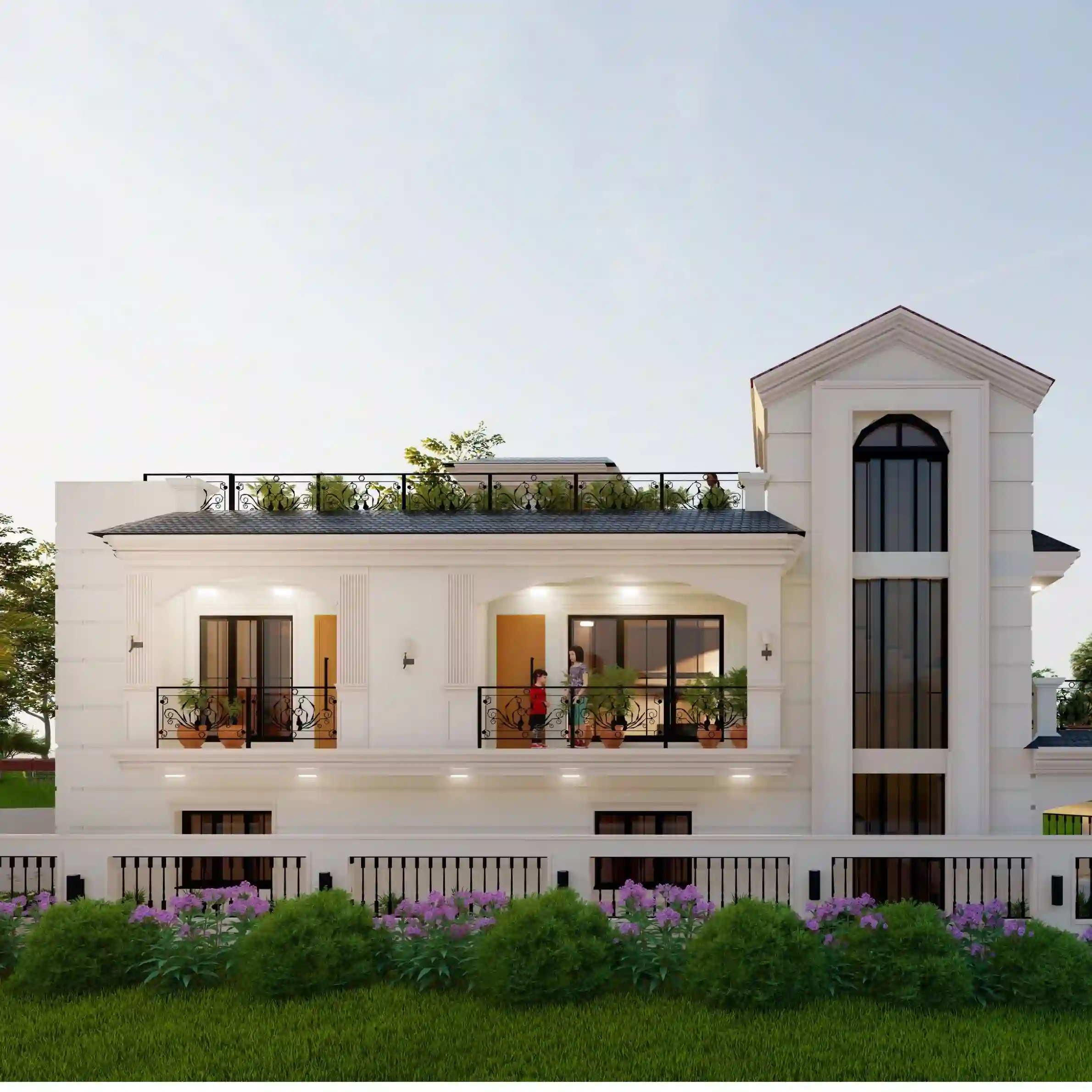 Modern Duplex Home Design & Construction in Ranchi