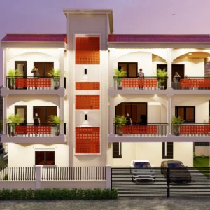 G+2 house design Ranchi by Bhuvi Homes