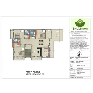 G+2 house design Ranchi by Bhuvi Homes